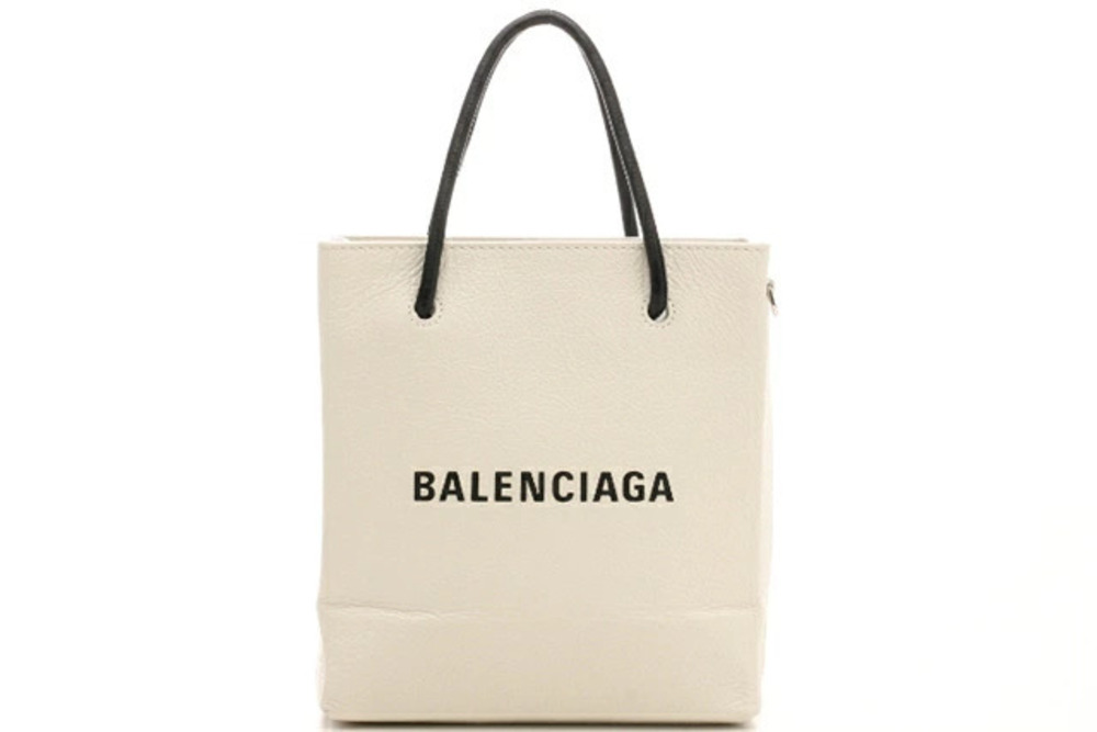 Balenciaga Shopping Tote Calfskin White